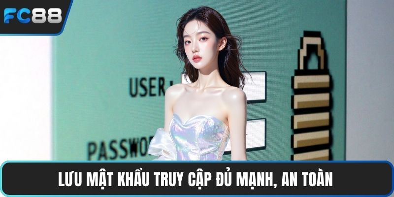 Đăng Nhập FC88 Nhanh Chóng Với Nhiều Tiện Ích Hấp Dẫn Lưu mật khẩu truy cập đủ mạnh, an toàn